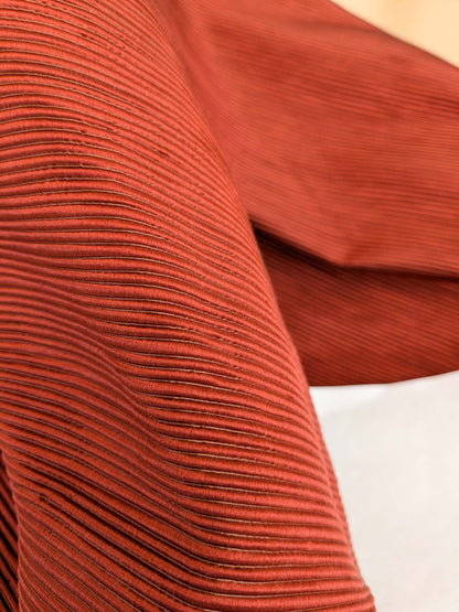 Tapestry Silk Ottoman Wide Ribbed Haute Red Juicy MSRP USD 600+/Yard