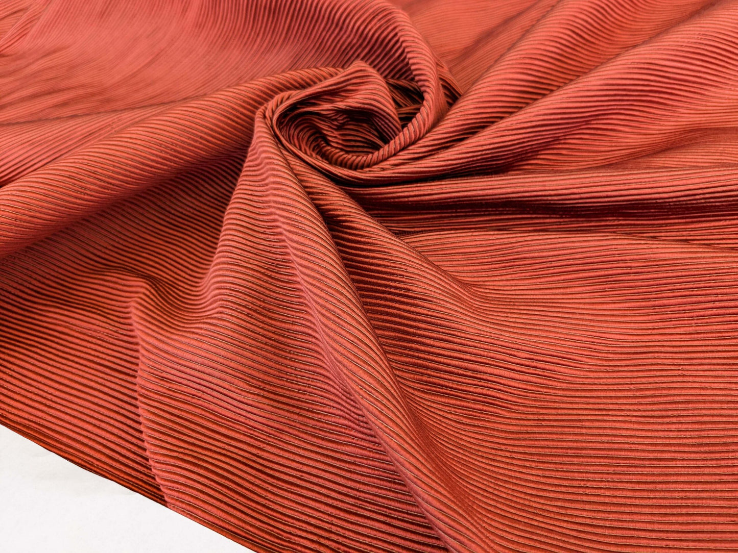 Tapestry Silk Ottoman Wide Ribbed Haute Red Juicy MSRP USD 600+/Yard