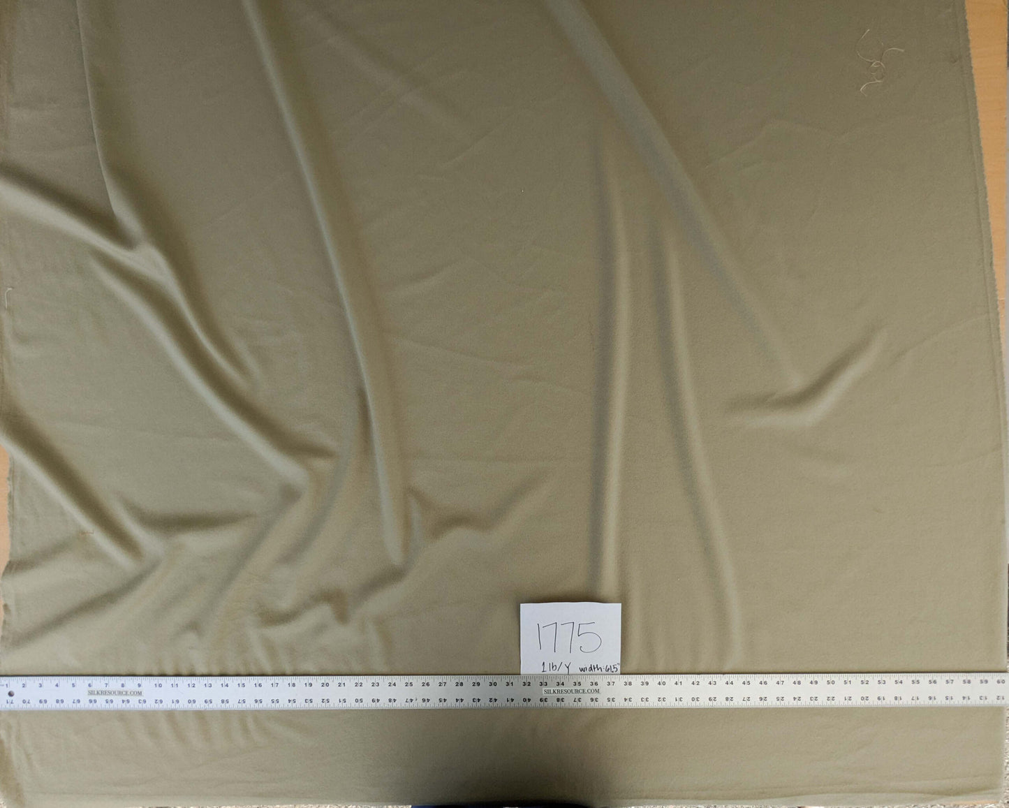 Mongolian steppe Wool Cashmere Blend Muted Celery Green MSRP USD 824/yard