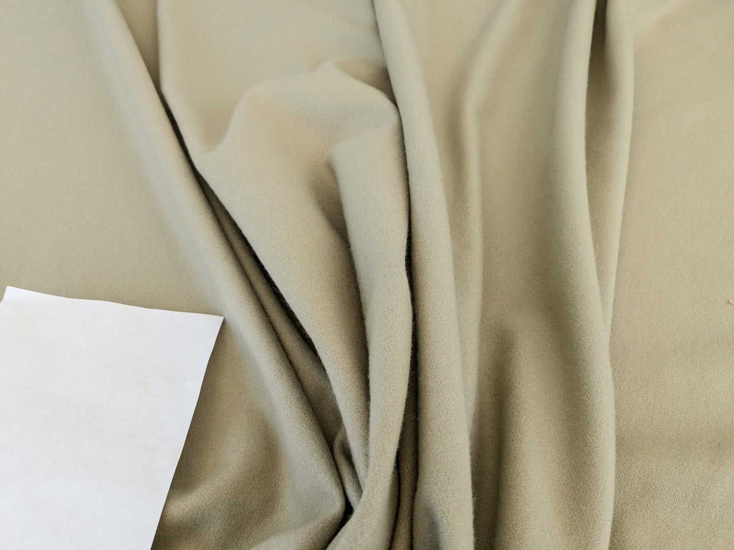 Mongolian steppe Wool Cashmere Blend Muted Celery Green MSRP USD 824/yard