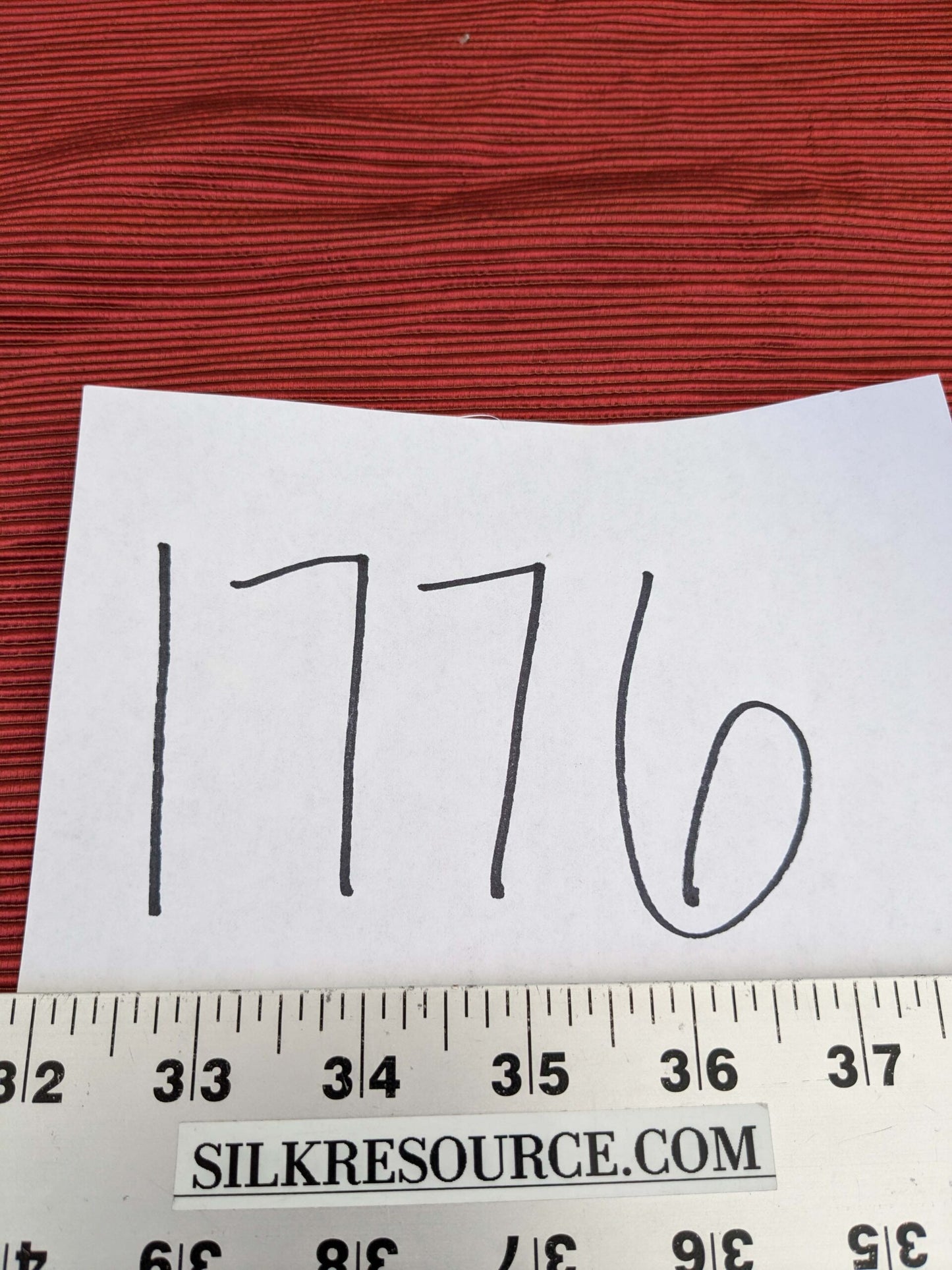 Tapestry Silk Ottoman Wide Ribbed Hot Crisp Red MSRP USD 600+/Yard