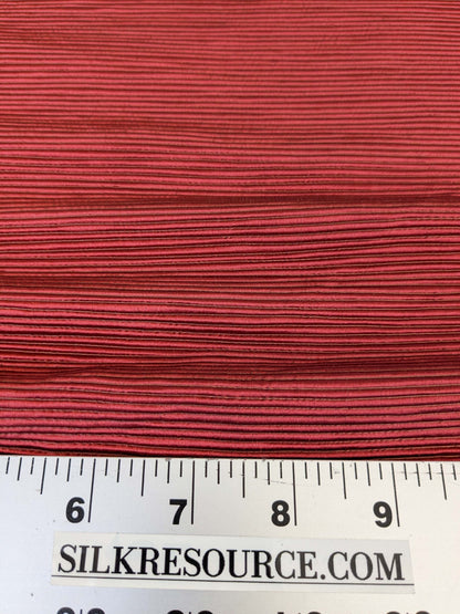 Tapestry Silk Ottoman Wide Ribbed Hot Crisp Red MSRP USD 600+/Yard