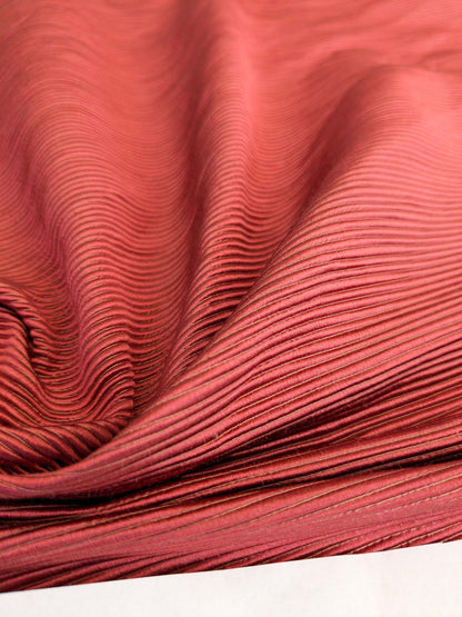 Tapestry Silk Ottoman Wide Ribbed Hot Crisp Red MSRP USD 600+/Yard