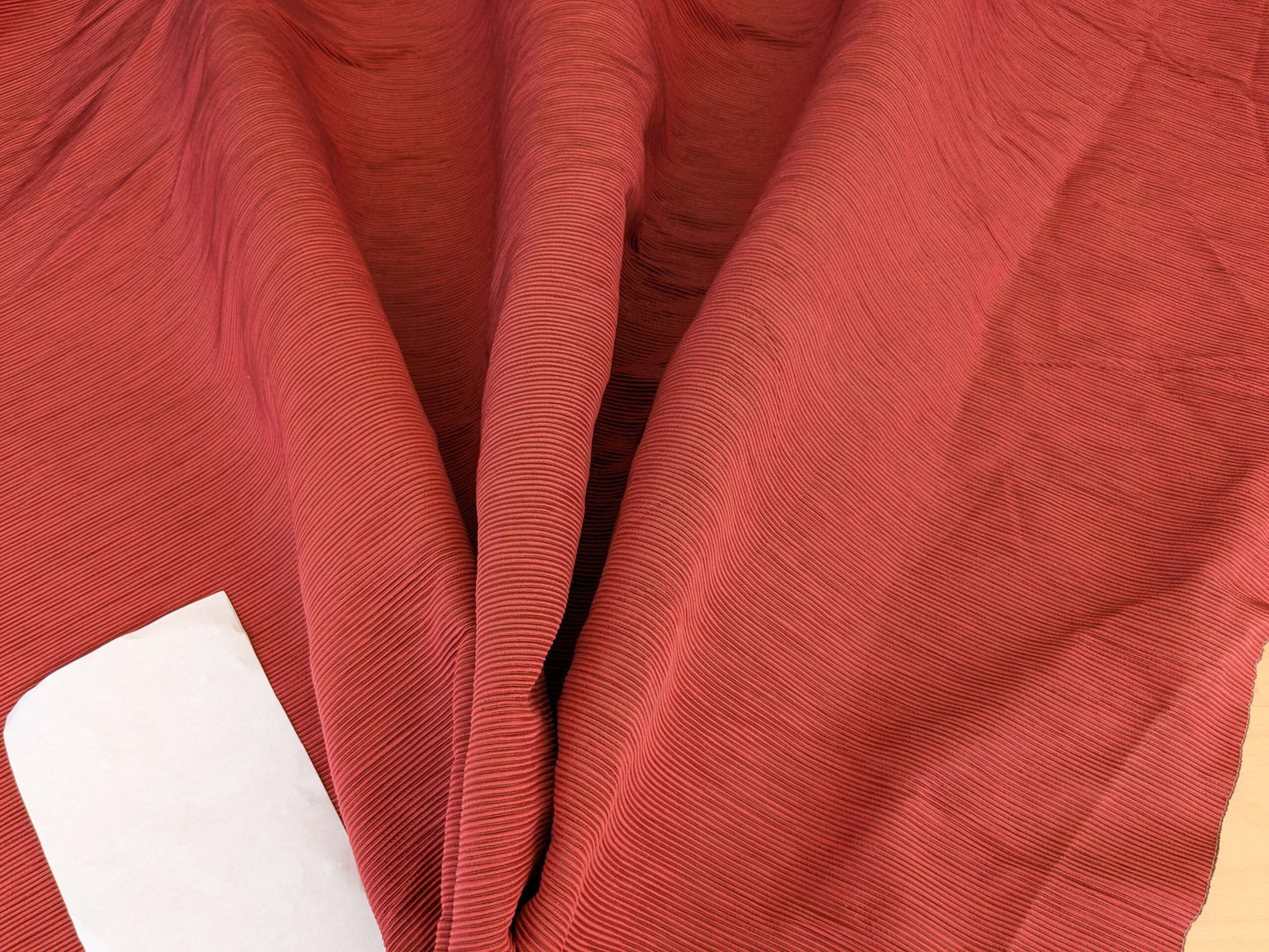 Tapestry Silk Ottoman Wide Ribbed Hot Crisp Red MSRP USD 600+/Yard