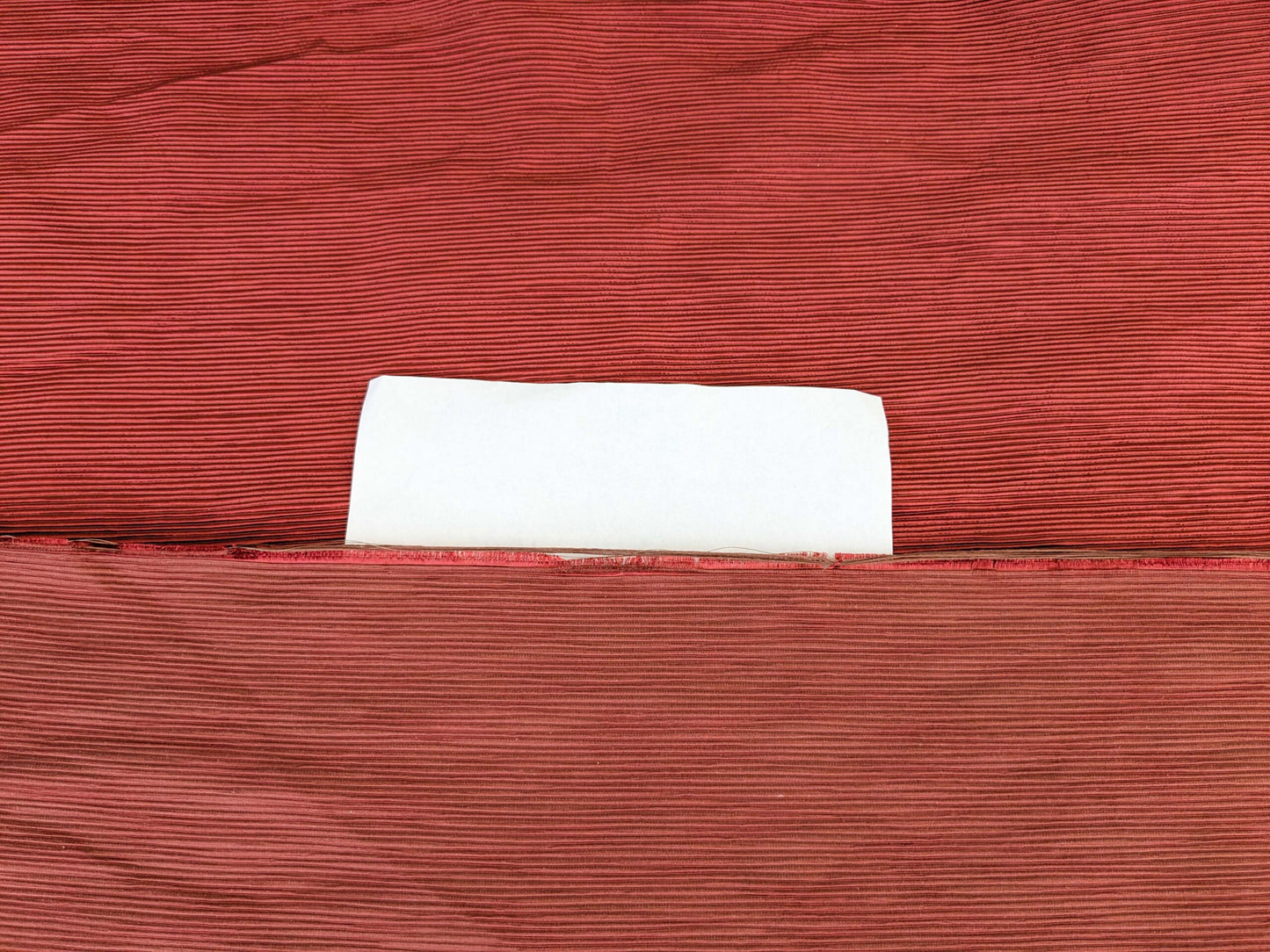 Tapestry Silk Ottoman Wide Ribbed Hot Crisp Red MSRP USD 600+/Yard