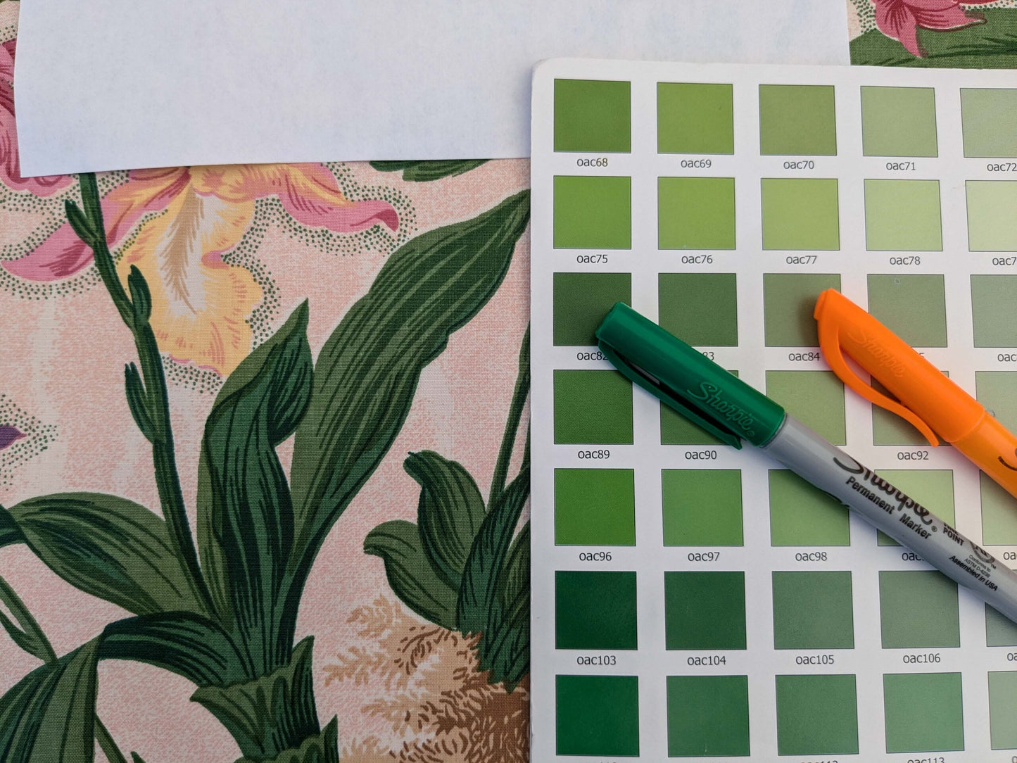 By yard Scalamandre Marlyn Park Peach Cotton Floral MSRP USD 188/Y