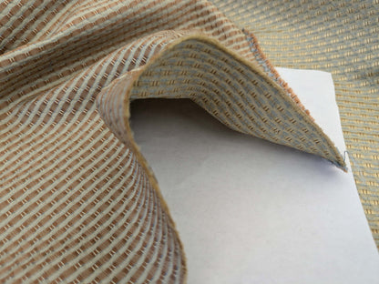 Scalamandre  Livia Madonna Blue &amp; Gold Silk Cotton Damask Mini Dot Texture Scalamandre MSRP USD 408/Y