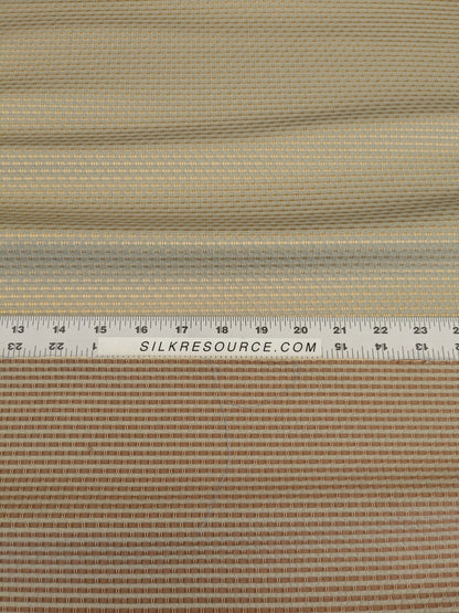 Scalamandre  Livia Madonna Blue &amp; Gold Silk Cotton Damask Mini Dot Texture Scalamandre MSRP USD 408/Y