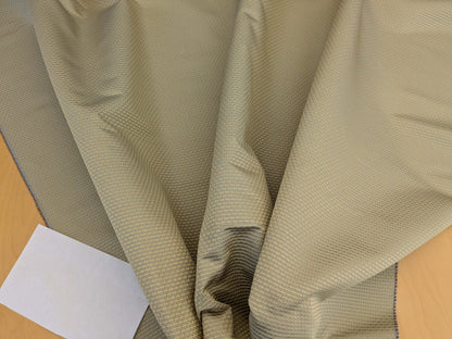 Scalamandre  Livia Madonna Blue &amp; Gold Silk Cotton Damask Mini Dot Texture Scalamandre MSRP USD 408/Y