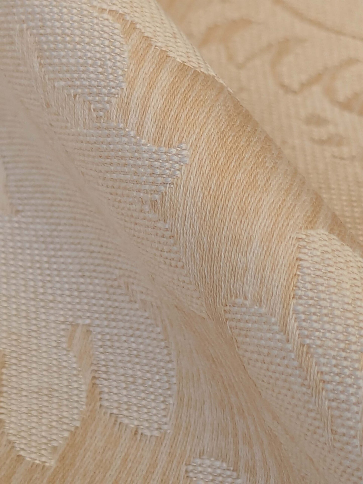 Clarence House Florent Damask Cotton Beige Pale Gold Italian Damask Pomegranate MSSP USD220/y