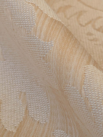 Clarence House Florent Damask Cotton Beige Pale Gold Italian Damask Pomegranate MSSP USD220/y