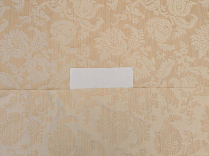 Clarence House Florent Damask Cotton Beige Pale Gold Italian Damask Pomegranate MSSP USD220/y