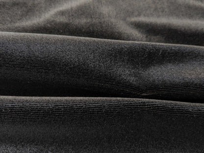 King's Silk Velvet Deep Black Radiance Highest Quality Heavy 39,000+ martindale MSRP USD 728/Yard