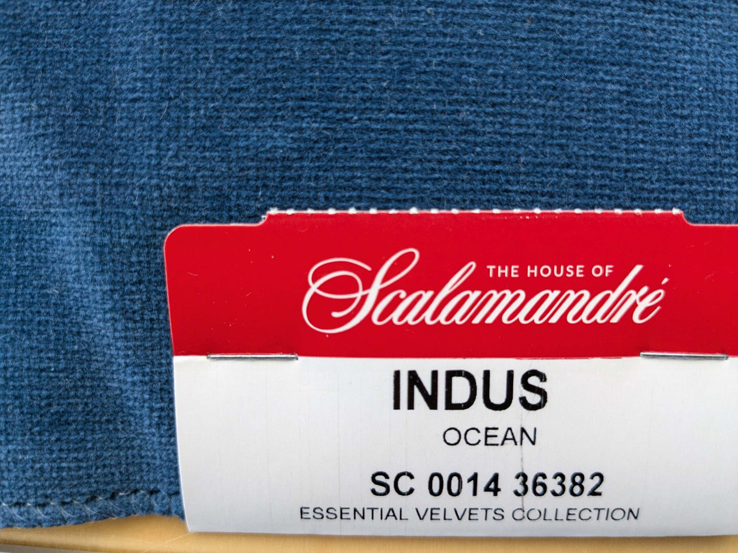 Special Order Scalamandre Indus Ocean Blue Plain Solid Cotton MSRP USD 240/y