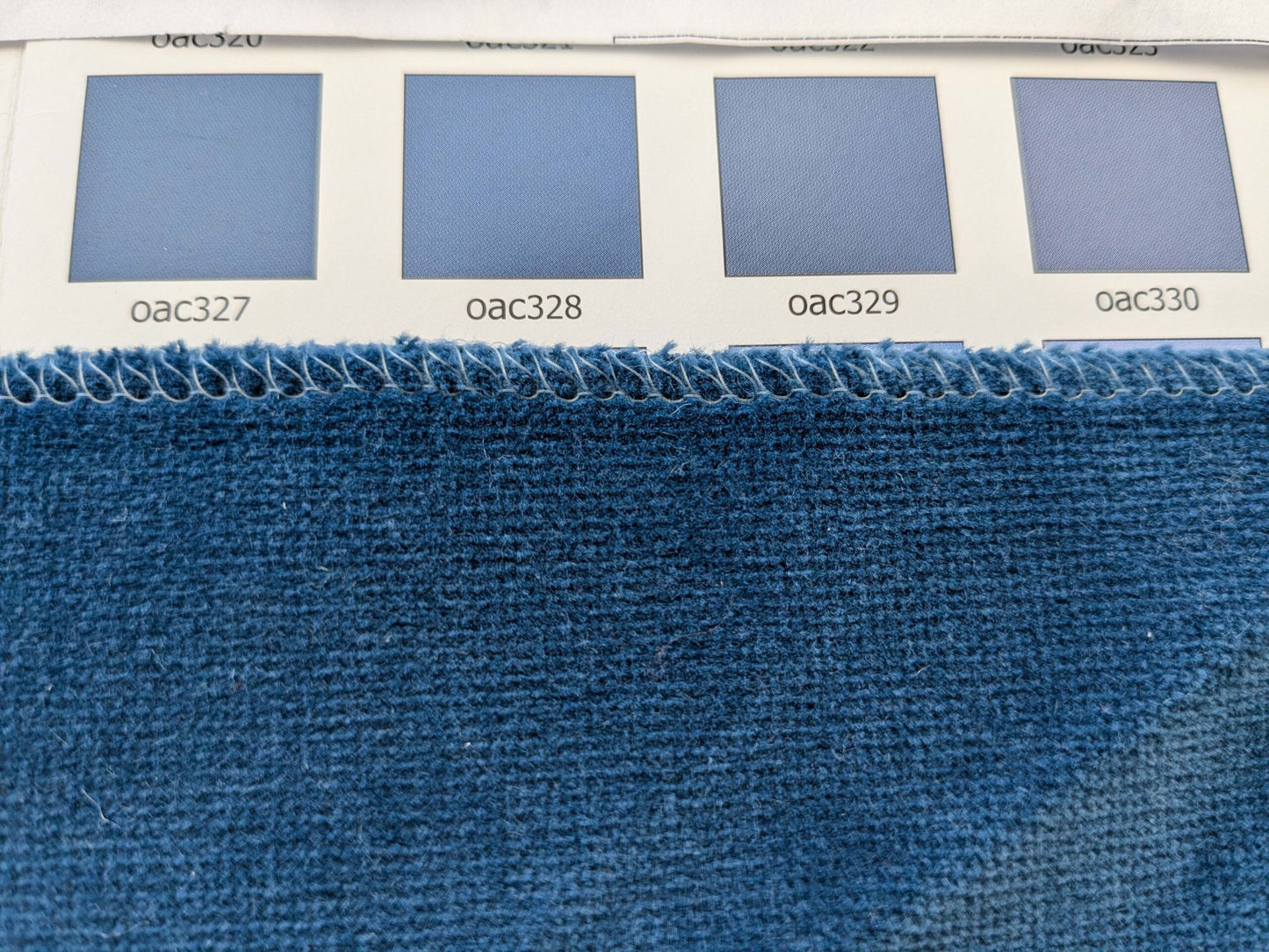 Special Order Scalamandre Indus China Blue Plain Solid Cotton MSRP USD 240/y