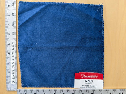 Special Order Scalamandre Indus China Blue Plain Solid Cotton MSRP USD 240/y