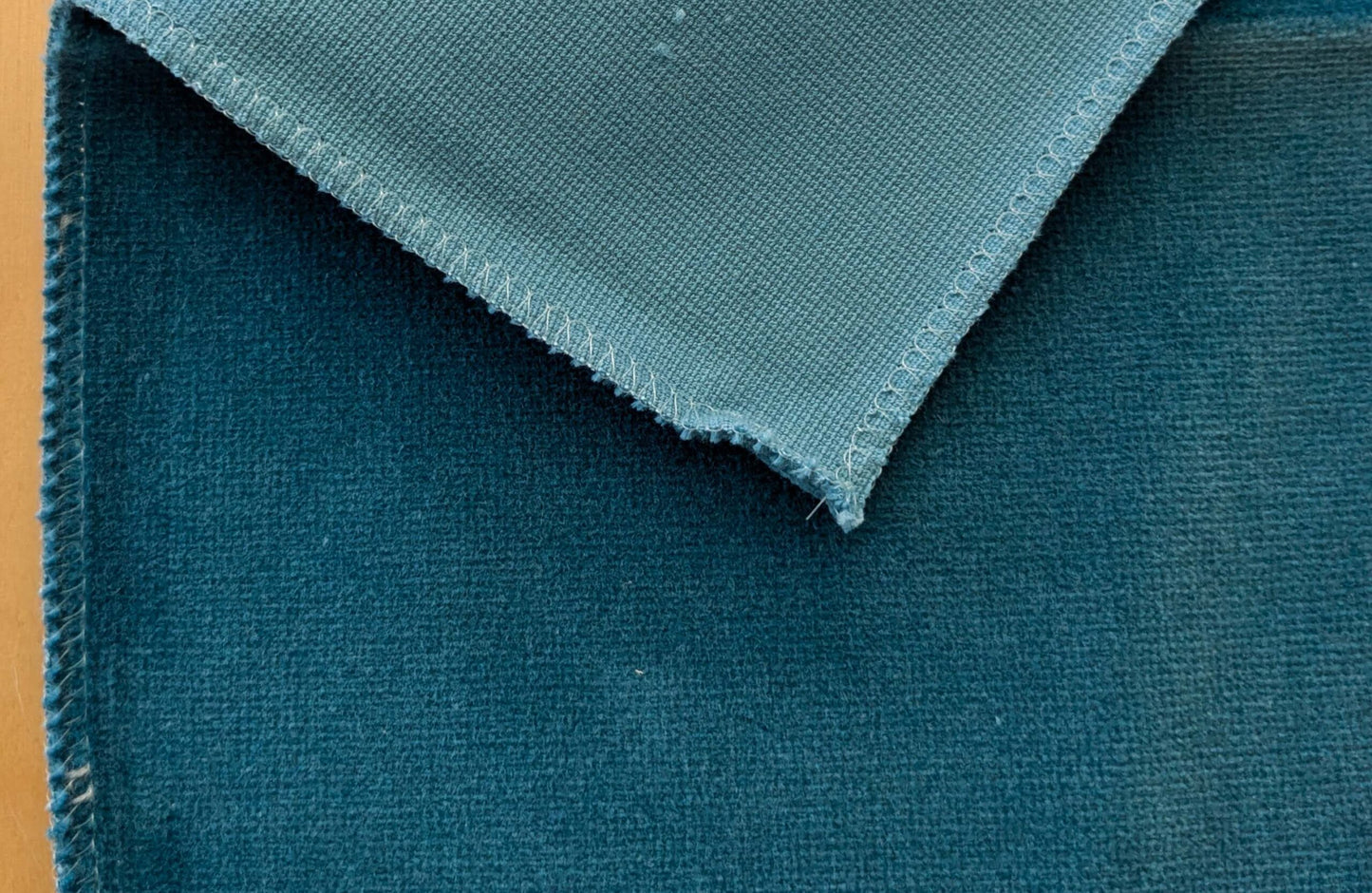 Special Order Scalamandre Indus Teal Blue Green Plain Solid Cotton MSRP USD 240/y