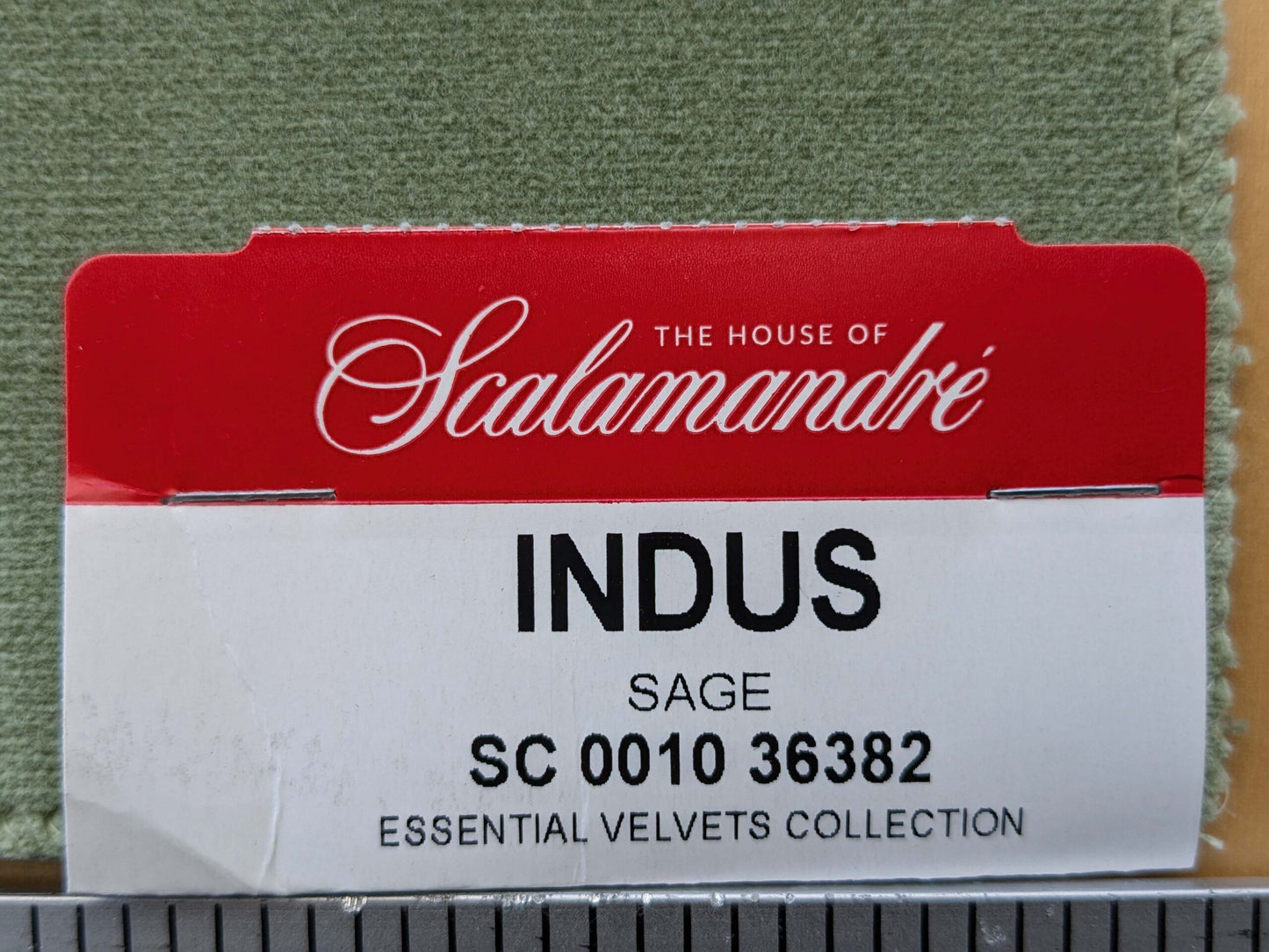 Special Order Scalamandre Indus Sage Green Plain Solid Cotton MSRP USD 240/y