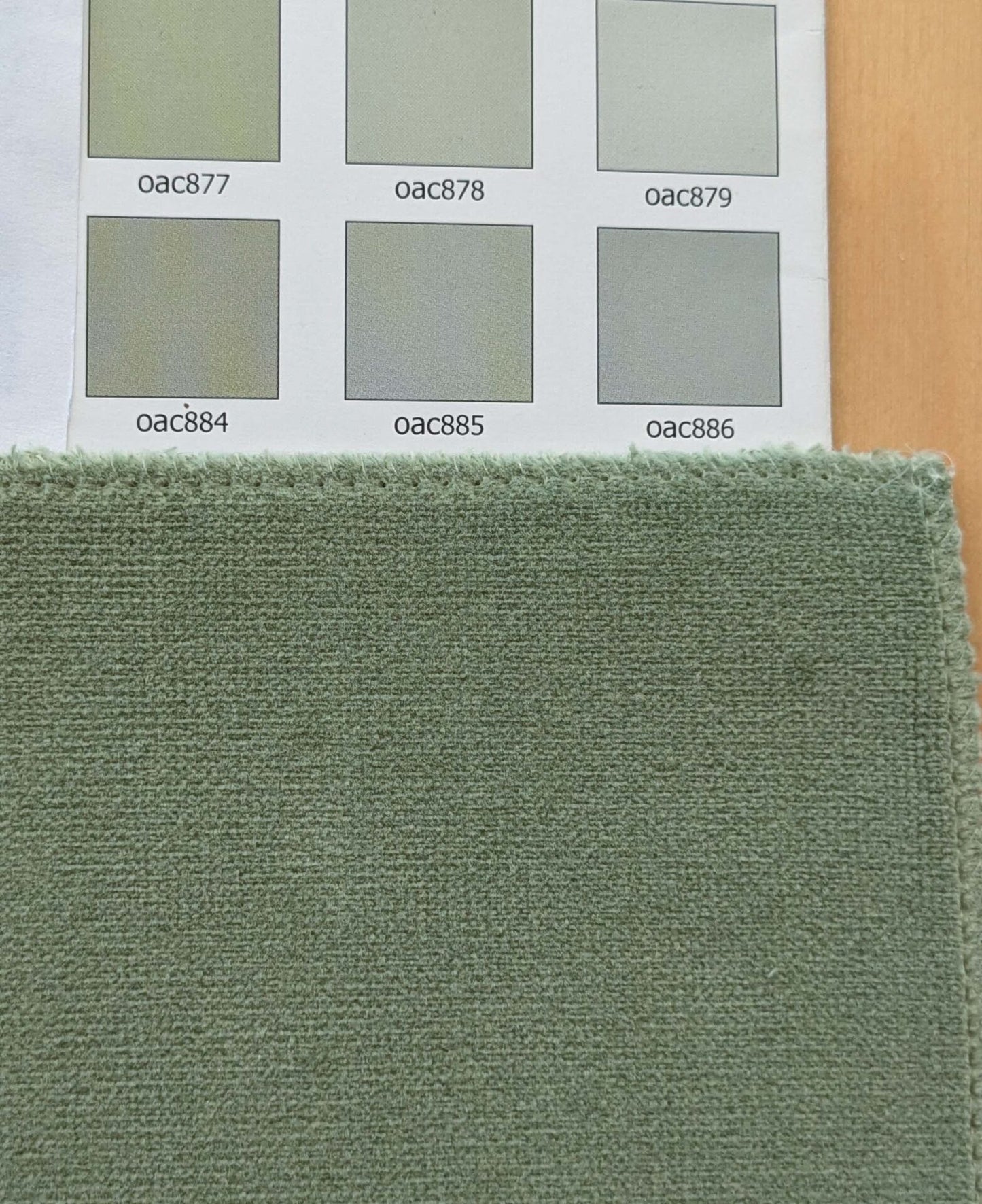 Special Order Scalamandre Indus Sage Green Plain Solid Cotton MSRP USD 240/y