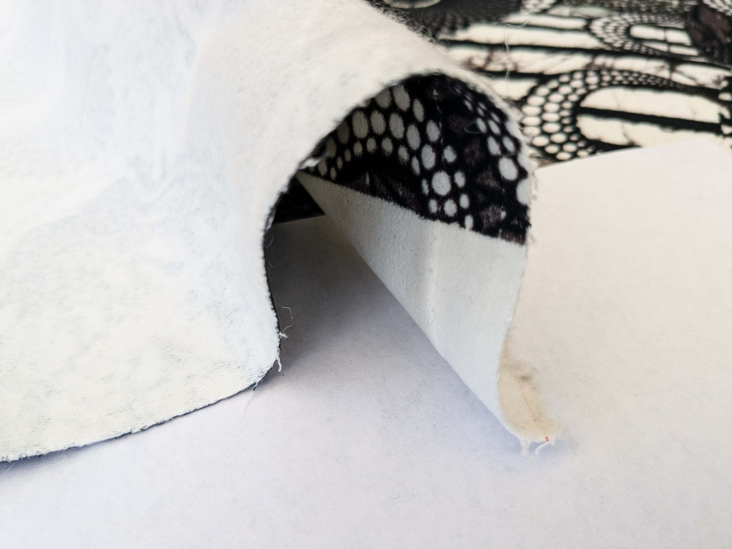 1 EV52 1.2y x 58.25"wide Scalamandre Lelievre Paris Jean Paul Gaultier Meltingpot Graphite Abstract Art Deco Suzani Classic Novelty Black and White MSRP USD450+