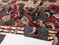 2 EV52 1.2y x 58"wide Scalamandre Lelievre Paris Jean Paul Gaultier Meltingpot Rouge Abstract Art Deco Suzani Classic Novelty Orange Black White  MSRP USD450+