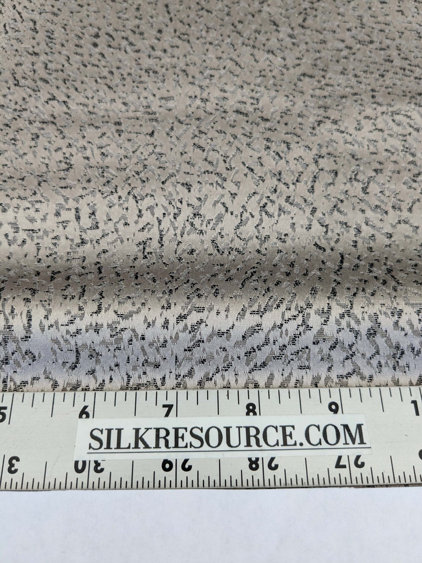 7 EV52 2.4y x 53"wide Scalamandre Christian Fischbacher Stardust Champagne Gray Small Scale Texture MSRP USD 400+/y