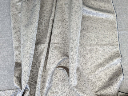 7 EV52 2.4y x 53"wide Scalamandre Christian Fischbacher Stardust Champagne Gray Small Scale Texture MSRP USD 400+/y