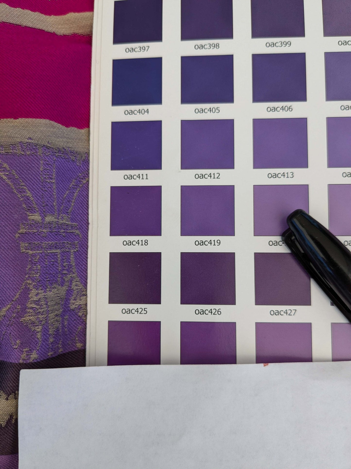 17 EV52 2.4y x 56"wide Scalamandre Christian Fischbacher Anatolium Summer Bouquet Stripe Purple Orange Chartreuse Green Novelty