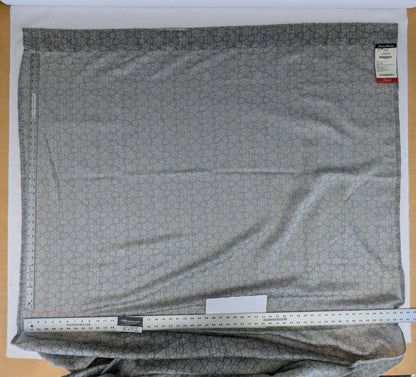 20 EV52 2.4y x 55"wide Scalamandre Christian Fischbacher Julie Light Gray Sheer Small Scale