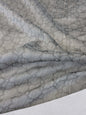 20 EV52 2.4y x 55"wide Scalamandre Christian Fischbacher Julie Light Gray Sheer Small Scale