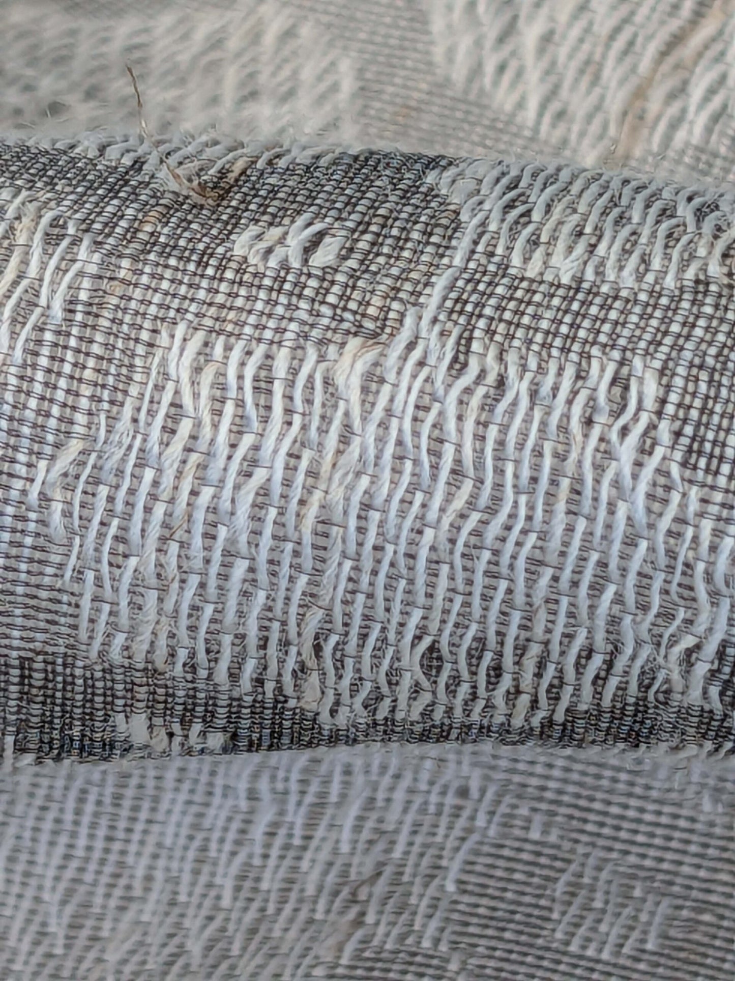 20 EV52 2.4y x 55"wide Scalamandre Christian Fischbacher Julie Light Gray Sheer Small Scale