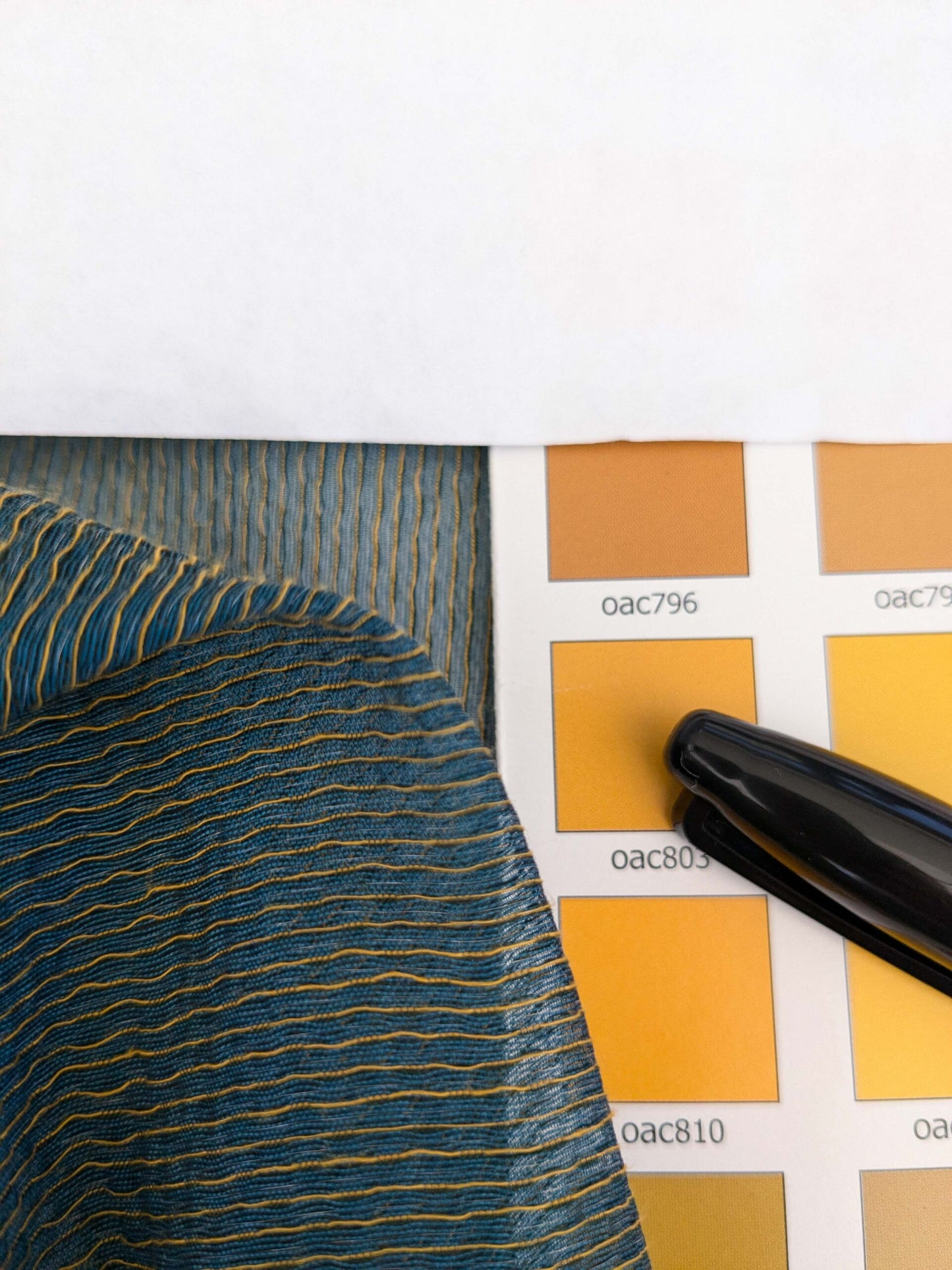 21 EV52 2.4y x 56"wide Scalamandre Christian Fischbacher Attitude Fr Patina Sheer Blue Brown Solid Polyester