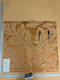 3 EV53 26"x 27" Square Scalamandre Old World Weavers Villa Regina Damask Spice Brown 100% Silk Renaissance MSRP USD500+