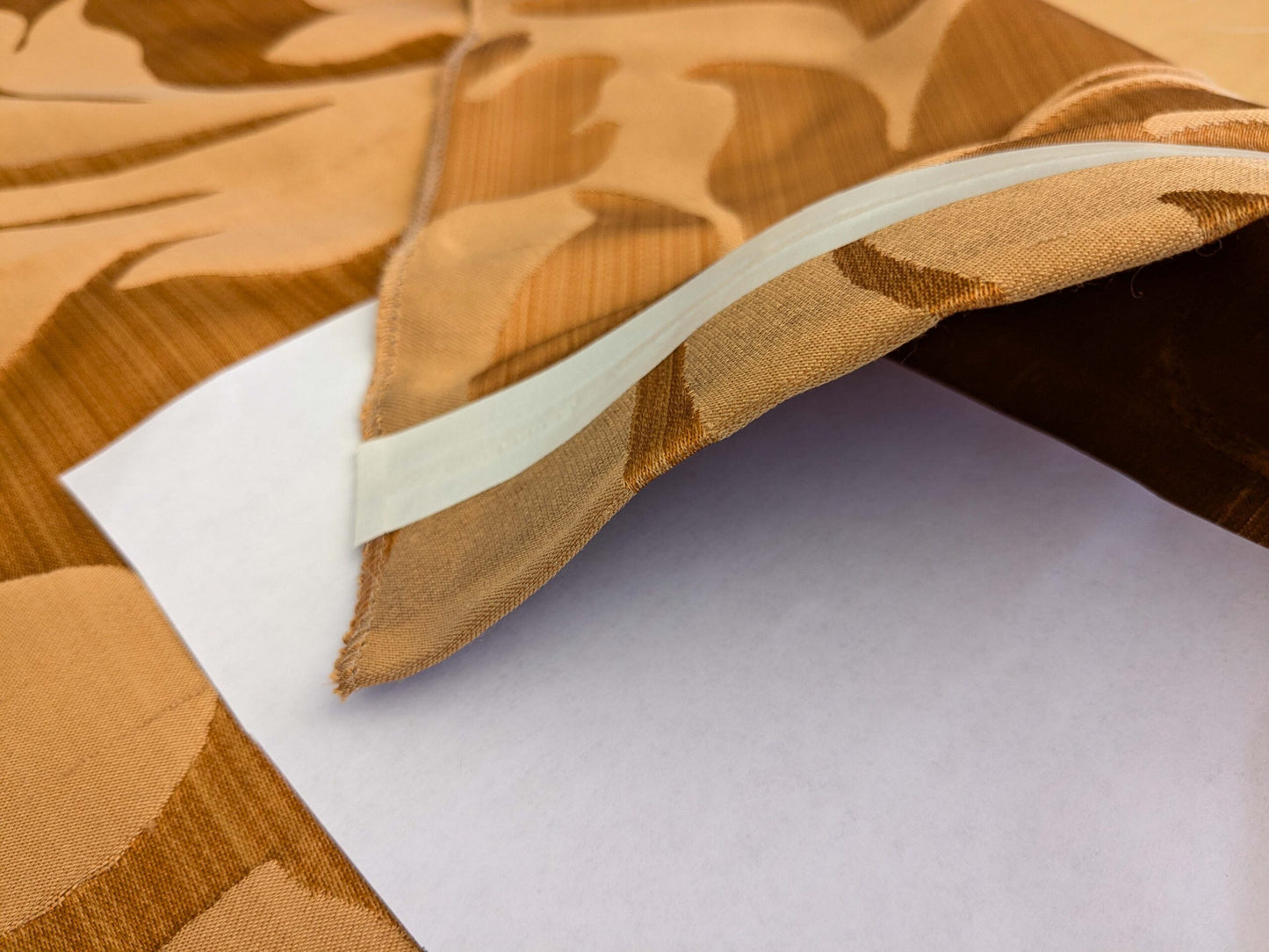 3 EV53 26"x 27" Square Scalamandre Old World Weavers Villa Regina Damask Spice Brown 100% Silk Renaissance MSRP USD500+