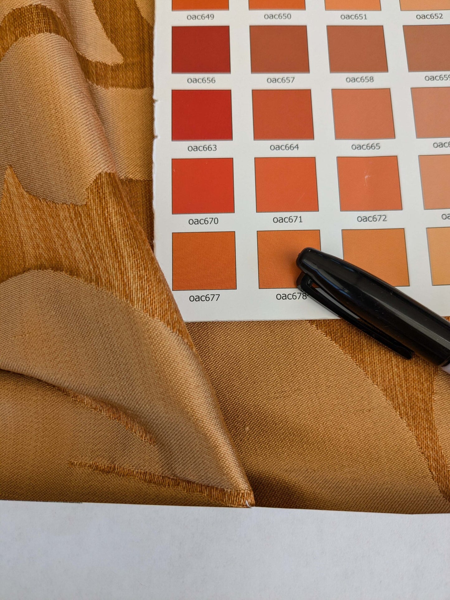 3 EV53 26"x 27" Square Scalamandre Old World Weavers Villa Regina Damask Spice Brown 100% Silk Renaissance MSRP USD500+