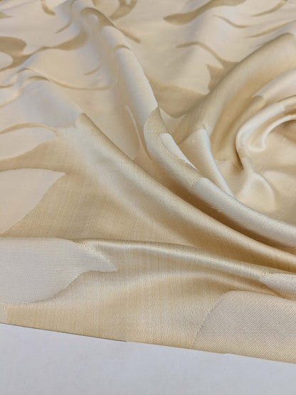 4 EV53 26"x 27" Square Scalamandre Old World Weavers Villa Regina Damask Ivory White 100% Silk Renaissance MSRP USD500+