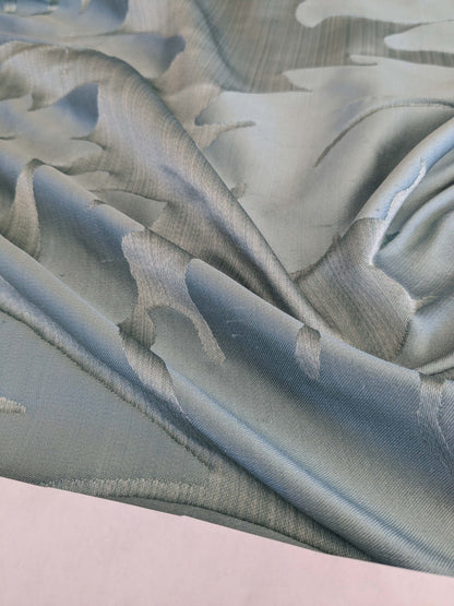 5 EV53 26"x 27" Square Scalamandre Old World Weavers Villa Regina Damask Blue 100% Silk Renaissance MSRP USD500+