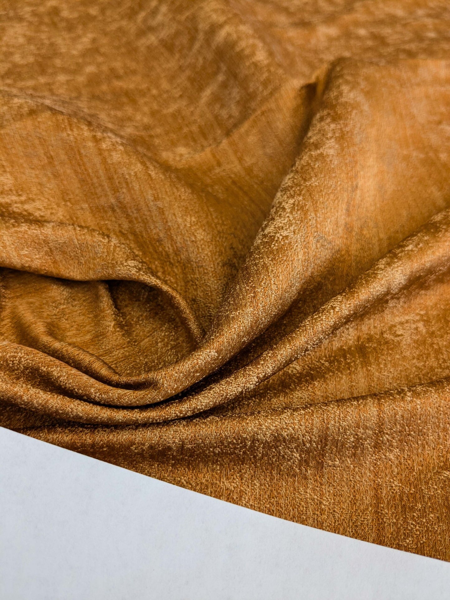 9 EV53 26"x 27" Square Scalamandre Old World Weavers Villa Regina Texture Spice Brown Silk Viscose Solid  MSRP USD500+/y