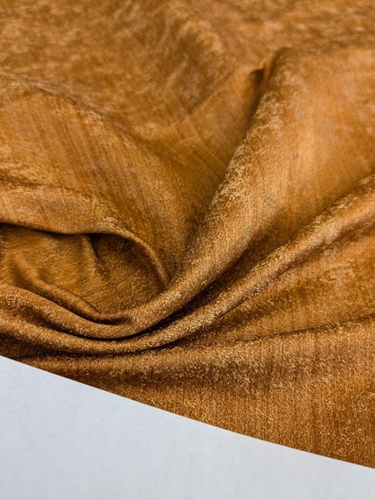 9 EV53 26"x 27" Square Scalamandre Old World Weavers Villa Regina Texture Spice Brown Silk Viscose Solid  MSRP USD500+/y