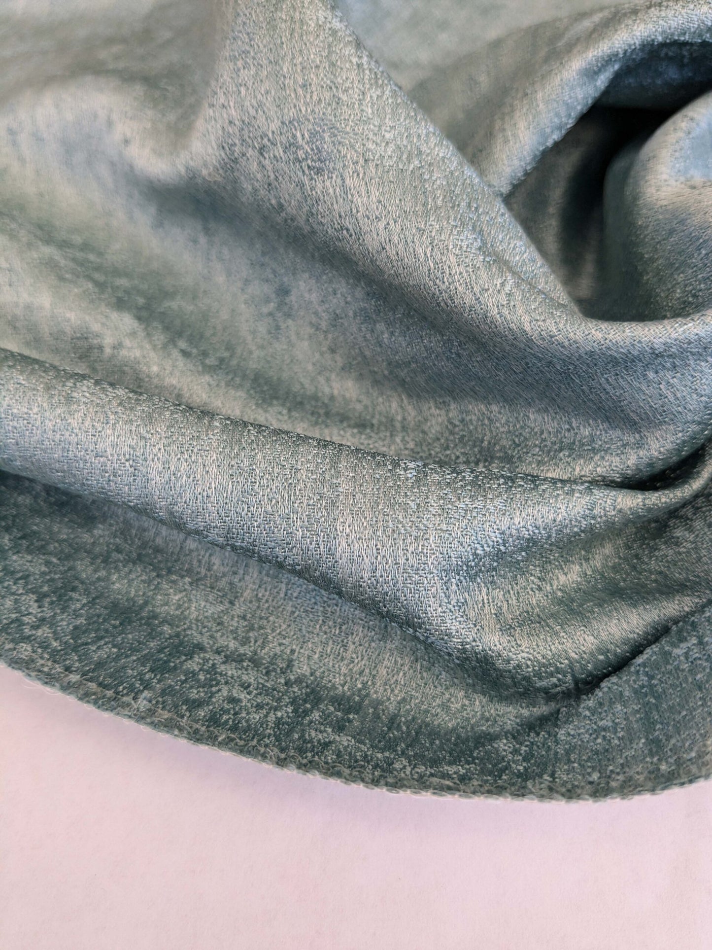 10 EV53 26"x 27" Square Scalamandre Old World Weavers Villa Regina Texture Blue Silk Viscose Solid  MSRP USD500+/y