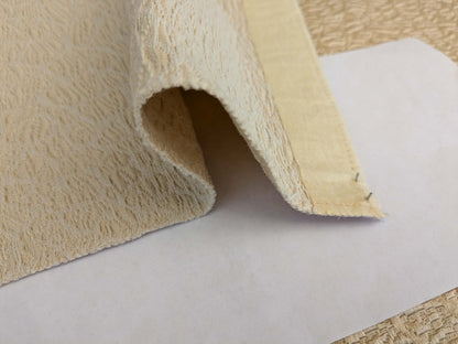 14 EV53 27"x 27" Square Scalamandre Old World Weavers Halley Straw Ivory Matelasse Small Scale Texture MSRP USD 1100+/y