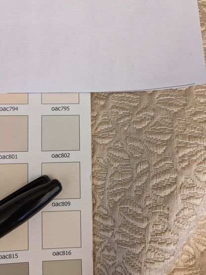 16 EV53 27"x 26" Square Scalamandre Old World Weavers Halley Tavertine Cream White Matelasse Small Scale Texture MSRP USD 1100+/y