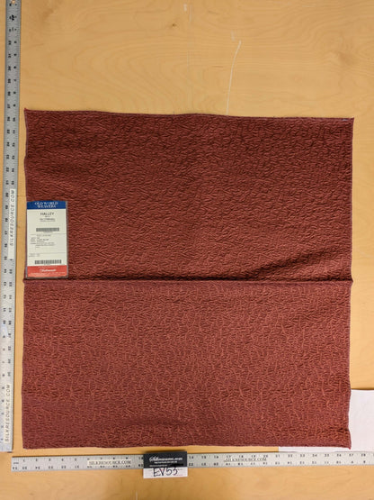 17 EV53 27"x 27" Square Scalamandre Old World Weavers Halley Brick Orange Matelasse Small Scale Texture MSRP USD 1100+/y