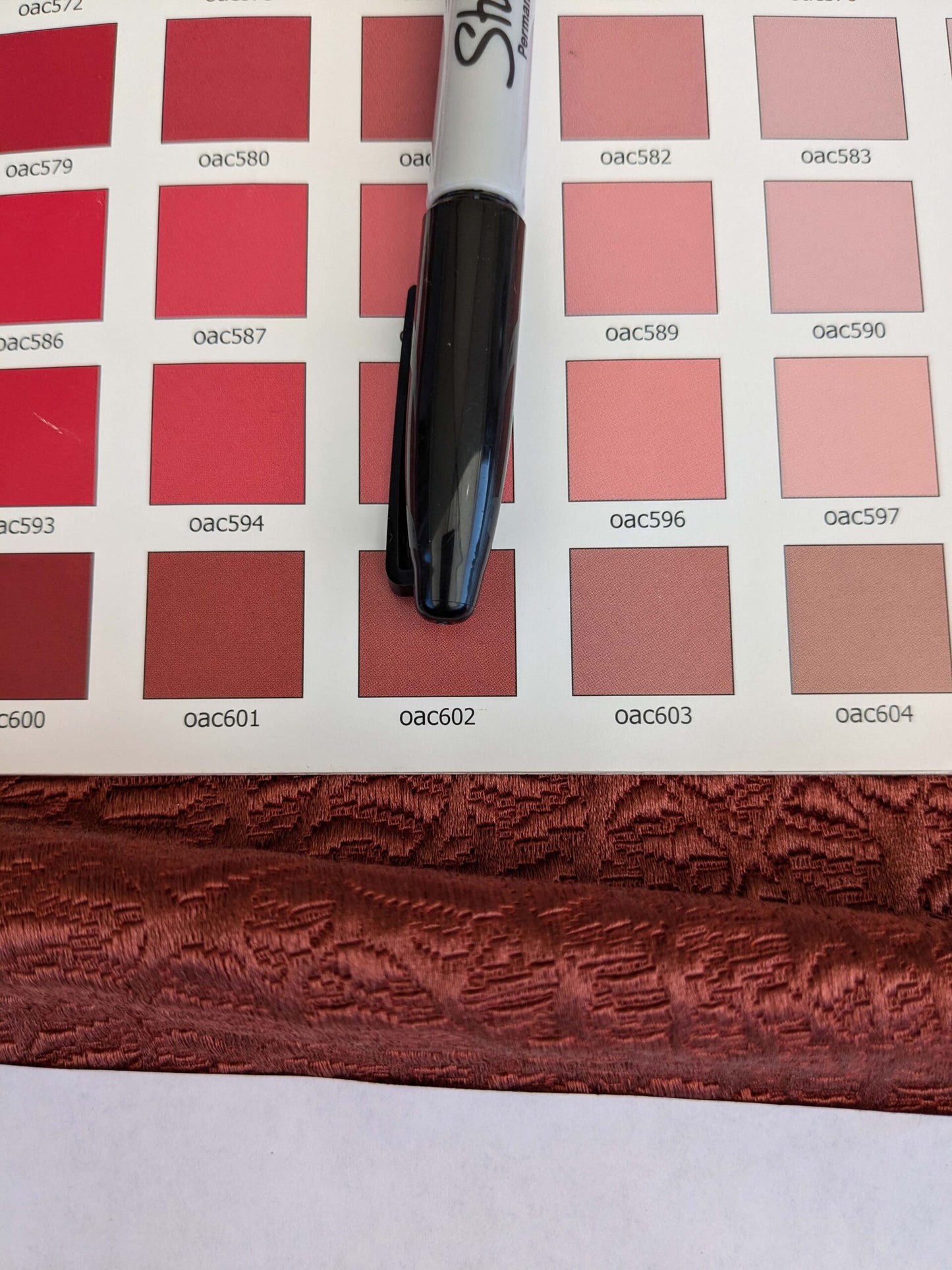 17 EV53 27"x 27" Square Scalamandre Old World Weavers Halley Brick Orange Matelasse Small Scale Texture MSRP USD 1100+/y