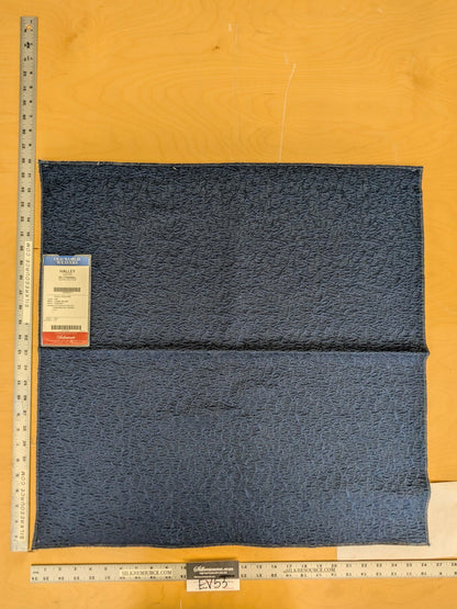 21 EV53 Square Scalamandre Old World Weavers Halley Sapphire Blue Matelasse Small Scale Texture MSRP USD 1100+/y