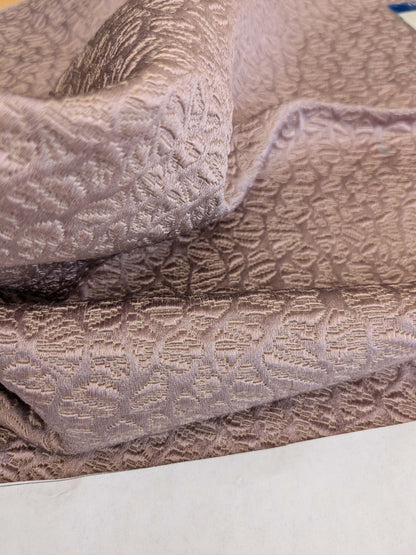 22 EV53 Square Scalamandre Old World Weavers Halley Lilac Purple Matelasse Small Scale Texture MSRP USD 1100+/y