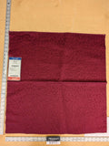 23 EV53 Square Scalamandre Old World Weavers Halley Cerise Red Matelasse Small Scale Texture MSRP USD 1100+/y