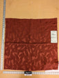 26 EV53 Square Scalamandre Christian Fischbacher Sunset Park Persimmon Red Botanical Foliage MSRP USD350+