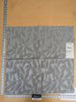 28 EV53 Square Scalamandre Christian Fischbacher Sunset Park Silver Gray Botanical Foliage MSRP USD350+