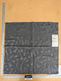29 EV53 Square Scalamandre Christian Fischbacher Sunset Park Thunder Dark Gray Botanical Foliage MSRP USD350+
